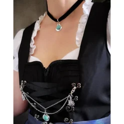Trachtenschmuck|Tinas Schmucktruhe Charivari oder Kette fürs Dirndl, Dirnd- Schmuck, Steinauswahl