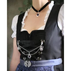 Trachtenschmuck|Tinas Schmucktruhe Charivari oder Kette fürs Dirndl, Dirnd- Schmuck, Steinauswahl
