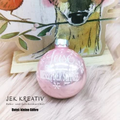 Sale Christbaumkugel, Weihnachtskugel, Tannenbaumschmuck, Echtglas Kugel, Weihnachtsbaumkugel,personalisierte Christbaumkugel Baumschmuck Personalisierbar