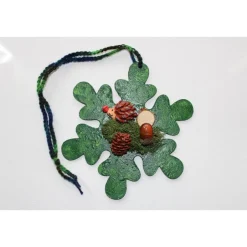 Herbst|Susanne Hiebl...die etwas andere Art! Collage HERBSTIGELCHEN kleines Wandbild Wanddeko Herbstdeko Schneeflocke Wandbild Wandhänger Türdeko Anhänger