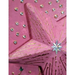 Clearance Collage ROSA STERNENGLÜCK Acrylmalerei Deko Weihnachtsgeschenk Stern Malerei Weihnachtsdeko Weihnachtsstern Weihnachtsdeko