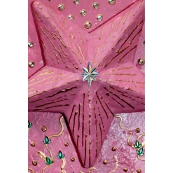 Clearance Collage ROSA STERNENGLÜCK Acrylmalerei Deko Weihnachtsgeschenk Stern Malerei Weihnachtsdeko Weihnachtsstern Weihnachtsdeko