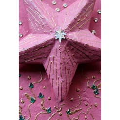 Clearance Collage ROSA STERNENGLÜCK Acrylmalerei Deko Weihnachtsgeschenk Stern Malerei Weihnachtsdeko Weihnachtsstern Weihnachtsdeko