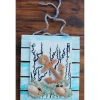 Hot Collage UNTER WASSER Sandbild Maritime Deko Muschelbild nettes Geschenk zu Valentinstag oder Muttertag Kunst