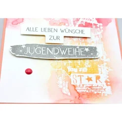 Coole Jugendweihekarte mit tollem jugendlichen Motiv, Glückwunschkarte zur Jugendweihe Glückwunschkarten