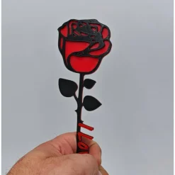 Discount 3D Druck | Geschenk Frau | Rose personalisiert | Blume mit Namen | Rose Wunschname | Hochzeitstag | Freundin | Muttertag Gastgeschenke