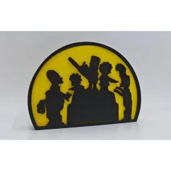 Deko Halloween|MAKE3DTC 3D Druck | Halloween Deko | Zombie Simpsons Thema Beleuchtet |