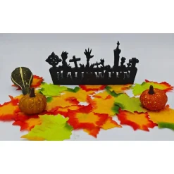 Deko Halloween|MAKE3DTC 3D Druck | Halloween Deko Beleuchtet | Halloween Schriftzug | LED Kerzenlicht