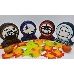 3D Druck | Halloween LED Teelicht Display | Halloween LED Tea Light Display | Herbst | Verschiedene Motive | Different M Deko Halloween