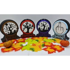3D Druck | Halloween LED Teelicht Display | Halloween LED Tea Light Display | Herbst | Verschiedene Motive | Different M Deko Halloween