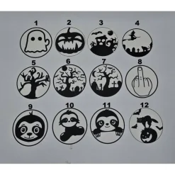 3D Druck | Halloween LED Teelicht Display | Halloween LED Tea Light Display | Herbst | Verschiedene Motive | Different M Deko Halloween