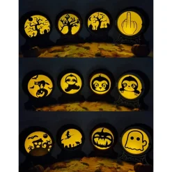 3D Druck | Halloween LED Teelicht Display | Halloween LED Tea Light Display | Herbst | Verschiedene Motive | Different M Deko Halloween