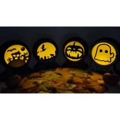 3D Druck | Halloween LED Teelicht Display | Halloween LED Tea Light Display | Herbst | Verschiedene Motive | Different M Deko Halloween