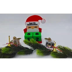 Adventskalender|MAKE3DTC 3D Druck | Weihnachtsmann | Countdown Kalender | Tage bis Weihnachten | Days until Christmas | Weihnachtszahlen | Weihna