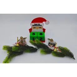 Adventskalender|MAKE3DTC 3D Druck | Weihnachtsmann | Countdown Kalender | Tage bis Weihnachten | Days until Christmas | Weihnachtszahlen | Weihna