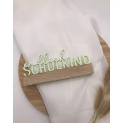 3D Druck „Endlich Schulkind“ – Einschulung Dekoration – Verschiedene Farben Kinder Einschulung