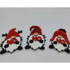 Adventskalender|MAKE3DTC 3D Gedruckte 3 Weihnachtswichtel HO HO HO | Geschenk Weihnachten | Wichtel mit Lebkuchen | Advent | Adventszeit