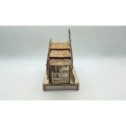 3D Holzkrippe Bausatz aus Balsa-Holz – Lasergeschnittene Weihnachtskrippe DIY zum Selberbauen Weihnachtsdeko