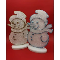 Hot 3D Weihnachtsdekoration Schneemann aus Resin Epoxidharz in diversen Varianten handgefertigt Weihnachtsdeko