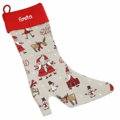 Sale Damenstiefel Nikolausstiefel Nikolaus mit Namen - Nikolaussocke personalisiert - Geschenk zum Nikolaus Advent Nikolausstiefel