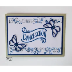 Discount Dankeschön Danksagungskarte Grußkarte Unikat Handarbeit Stampin'up Dankeskarten