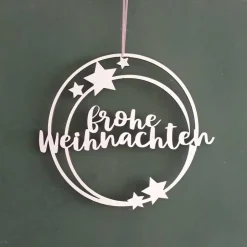 Weihnachtsdeko|Das Moment Deko Anhänger "Frohe Weihnachten"