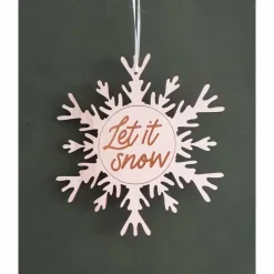 Weihnachtsdeko|Das Moment Deko Anhänger "Schneestern"