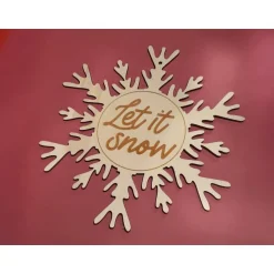 Weihnachtsdeko|Das Moment Deko Anhänger "Schneestern"