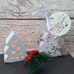 Clearance Deko Bäume mit Ballonlicht im Organzasäckchen ~ Lichtbäume ~ Weihnachtsbaum ~ Weihnachten Kerzen & Beleuchtung