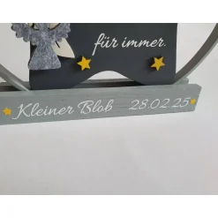 Clearance Deko für Sternenkinder | Holzstern für Sternenkind | Erinnerung an verstorbenes Kind | Andenken Fehlgeburt Mutmacher