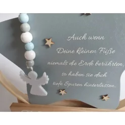 Outlet Deko für Sternenkinder | Holzstern für Sternenkind | Erinnerung an verstorbenes Kind | Andenken Fehlgeburt Mutmacher