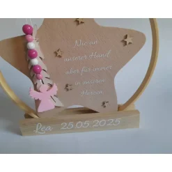 Discount Deko für Sternenkinder | Holzstern für Sternenkind | Erinnerung an verstorbenes Kind | Andenken Fehlgeburt Mutmacher