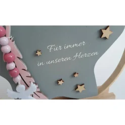 Deko für Sternenkinder | Holzstern für Sternenkind | Erinnerung an verstorbenes Kind | Andenken Fehlgeburt Mutmacher