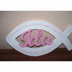 Best Deko zur  Taufe, Konfirmation, Hochzeit Fisch XXL Dekoration
