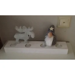 Clearance Deko zur Weihnachtszeit mit Elchen und Wichteln Adventskränze