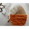 Best Deko-Ei orange Glitzersteine Holz zum Stellen Ostereier