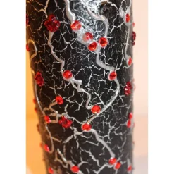Clearance Dekoflasche RUBINROT Upcycling Flasche Geschenk Frauengeschenk zu Geburtstag Valentinstag Muttertag Geldgeschenk Kunst