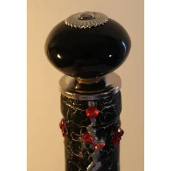 Clearance Dekoflasche RUBINROT Upcycling Flasche Geschenk Frauengeschenk zu Geburtstag Valentinstag Muttertag Geldgeschenk Kunst