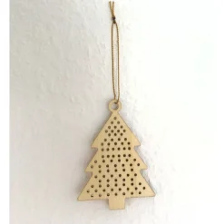 Baumschmuck|HOBBYHAUS Dekohänger 2er Set für Weihnachten aus Holz von