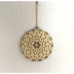 Baumschmuck|HOBBYHAUS Dekohänger 2er Set für Weihnachten aus Holz von