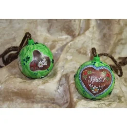 Accessoires|Susanne Hiebl...die etwas andere Art! Dekokugeln 2er Set WIESNGAUDI Acrylmalerei auf Kunststoffkugel Serviettentechnik Hängedeko Kugeln Oktoberfestdeko