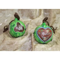 Accessoires|Susanne Hiebl...die etwas andere Art! Dekokugeln 2er Set WIESNGAUDI Acrylmalerei auf Kunststoffkugel Serviettentechnik Hängedeko Kugeln Oktoberfestdeko