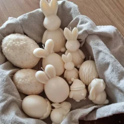 Hot Dekoration für Ostern I Ostern Kerzen I Hasen Kerze I Osterei I Ostertisch I Geschenk I Sojawachs I Handgefertigt Osterkerzen