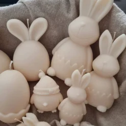 Hot Dekoration für Ostern I Ostern Kerzen I Hasen Kerze I Osterei I Ostertisch I Geschenk I Sojawachs I Handgefertigt Osterkerzen
