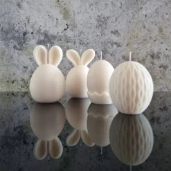New Dekoration für Ostern I Ostern Kerzen I Hasen Kerze I Osterei I Ostertisch I Geschenk I Sojawachs I Handgefertigt Osterkerzen