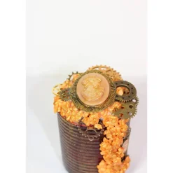 Discount Dekoration KAMEE Betonobjekt Dose Raumdekoration Tischdekoration Steampunk Briefbeschwerer Dekoration