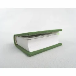 Tischdekoration|Buchbinderei Gründer Dekoration Minibuch, grün saftgrün, Mini-Notizbuch, handgefertigt