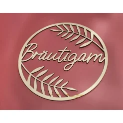 Best Dekorationsreifen "Bräutigam Fern" Hochzeitsdeko