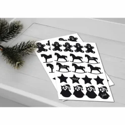 Sticker & Aufkleber|jamsstyle Dekorsticker, Namensschilder Etiketten Weihnachten,  18-teilig