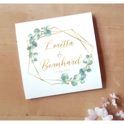 Einladungskarten|Das Moment Design Eukalyptus Gold Printable DIY